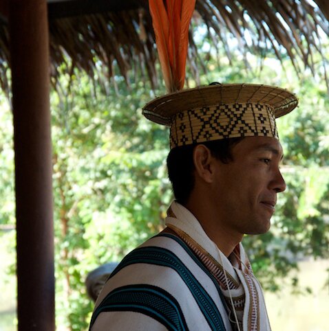 Photo: Sergio Abranches Liderança IndiÌgena 02